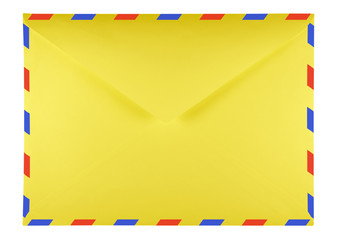 Blank envelope - yellow
