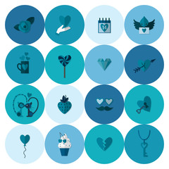 Happy Valentines Day Icons