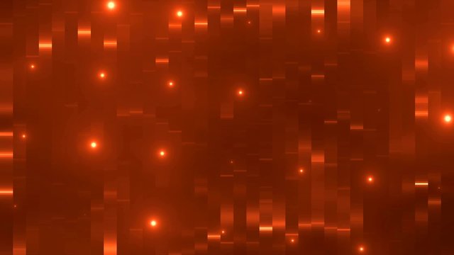 Bright Red Flood Lights Disco Background. Bright flood lights flashing with stars. VJ Loops animation.