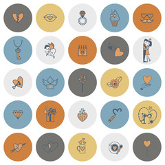 Happy Valentines Day Icons