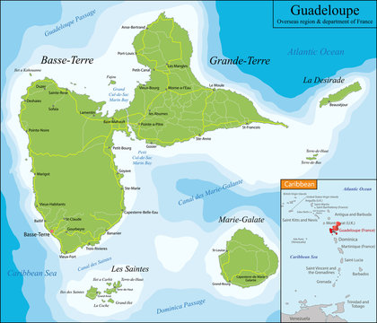 1 552 Best Guadeloupe Map Images Stock Photos Vectors Adobe Stock