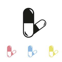 Pills vector icon