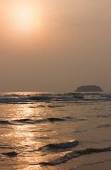 Obraz premium Sea at night