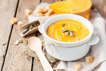 Pumpkin cream soup