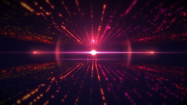 background flare abstract particle loop able red