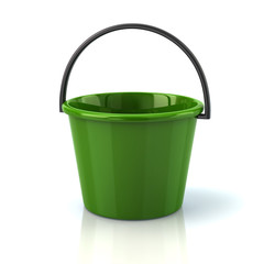 Illustration of green bucket