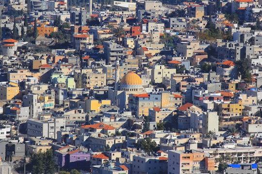 Muslim District In Kfar Kana (Cana Of Galilee), Israel