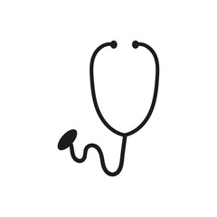 Stethoscope Icon. Medical theme.