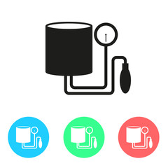 Tonometer Icon. Simple flat metro design style. Outline Icon. Flat design style. Colored icon.