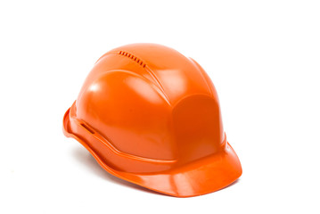 Safety helmet isolated