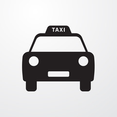 Taxi icon for web and mobile. - obrazy, fototapety, plakaty