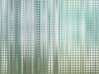 Bokeh light, shimmering blur spot lights on blue and green abstr