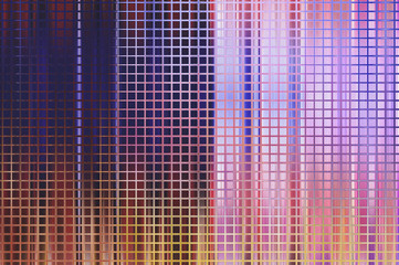 Bokeh light, shimmering blur spot lights on multicolored abstrac
