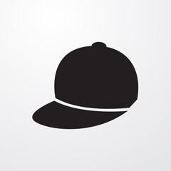 Baseball cap icon for web and mobile.