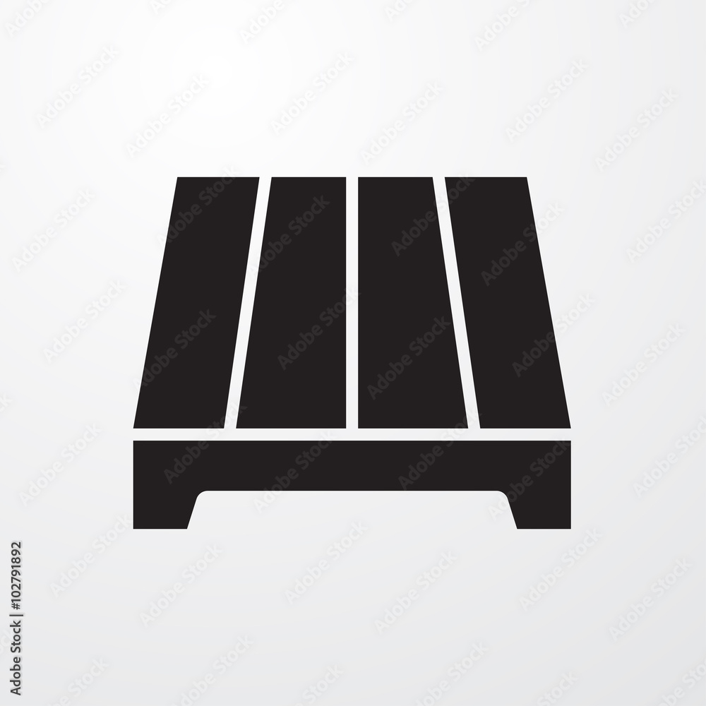 Poster pallet icon for web and mobile