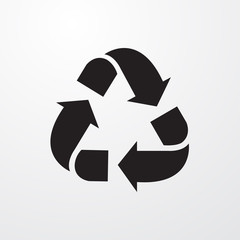 Recycle icon for web and mobile