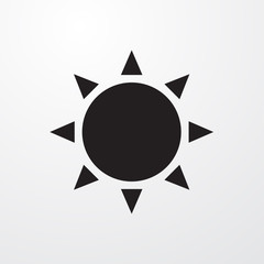 Sun icon for web and mobile