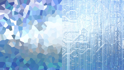 Set of abstract backgrounds blue