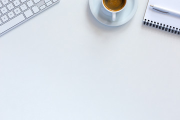 Simple sparse morning Office Composition