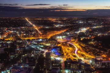 auckland night view