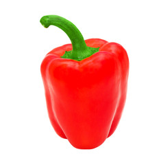 Red pepper isolated on white background