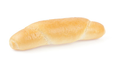 Bread bun isoleted on white