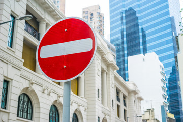 forbidden sign