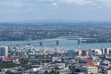 Naklejka premium Auckland city view