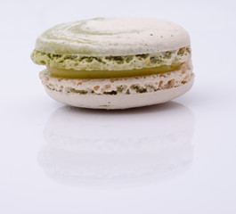 french sweet delicacy, macaroons variety closeup.
