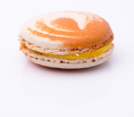 french sweet delicacy, macaroons variety closeup.