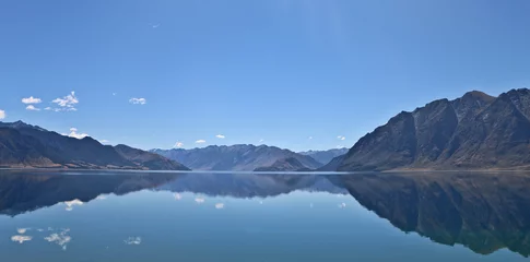 Abwaschbare Fototapete Hügel Lake Hawea Neuseeland