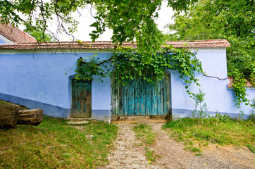 Fototapeta na wymiar Traditional village in Romania
