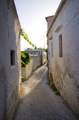 Romantic village Polyrrhenia, Crete, Greece