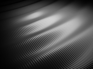 corrugated carbon fibre background. automotive, textured