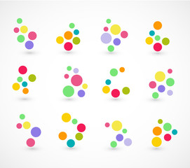 Abstract colorful logo. Vector