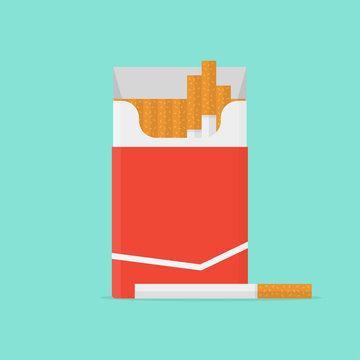 Cigarette Pack Vector Illustration