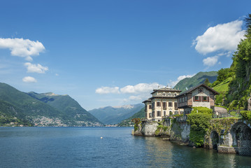 Fototapeta na wymiar Landscape of Lake Como, Italy