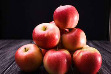 Bunch of beautiful apples