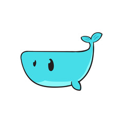Cute Whale vector