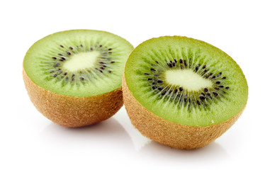 Fototapeta premium Owoce kiwi na białym tle