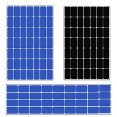 silicon photovoltaic electric solar panel
