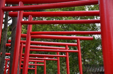 鳥居　日本　伝統　岡山　藤田　お祓い