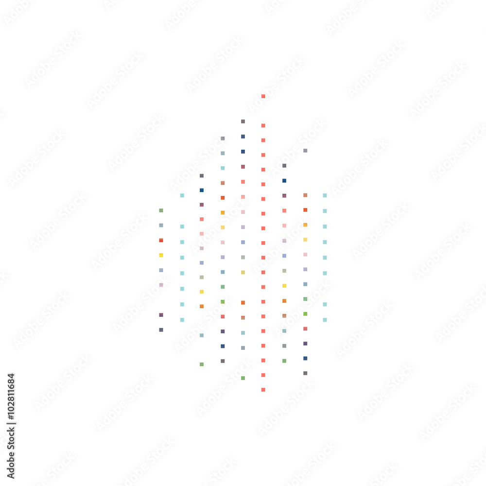 Poster modern polygonal minimalistic colorful vector background. simple color squares mosaic for clean wall