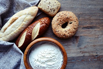 Fototapeta premium Kinds of bread