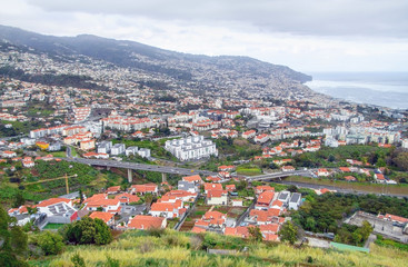 Fototapeta na wymiar Funchal in Madeira