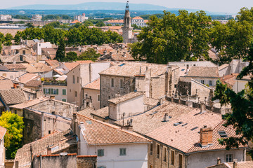 Clock tower Jaquemart in Avignon, France