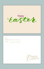 Easter greetings card