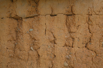 mud from construction as background