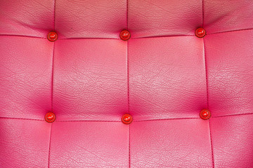 Old red leather seats texture