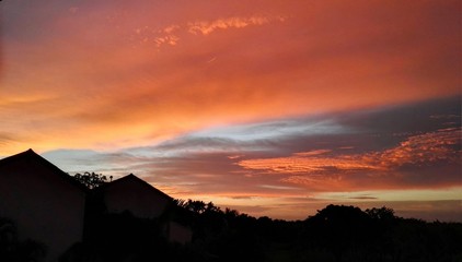 Sunrise in Dominican republic